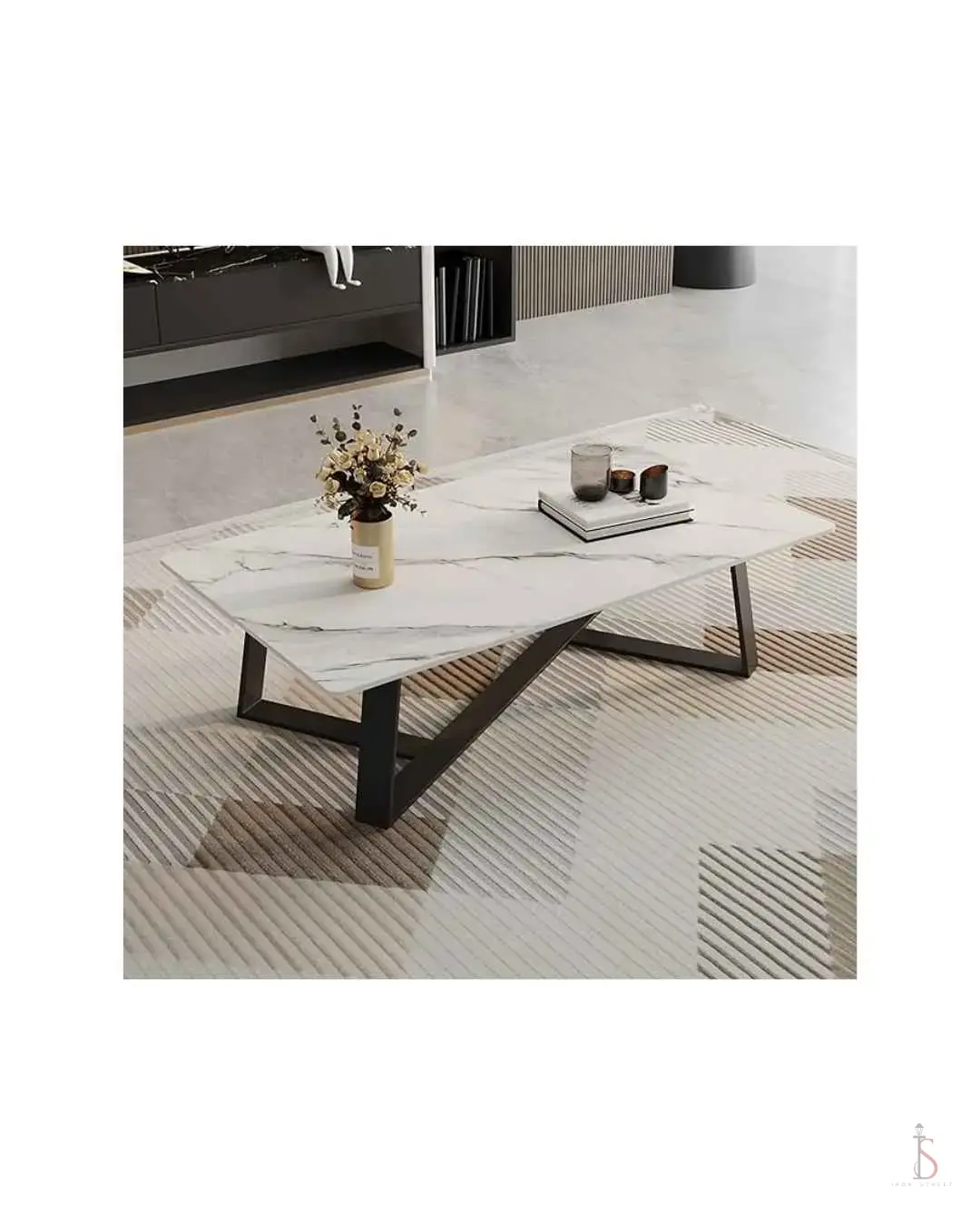 Rectangle Foax Marble Center Table