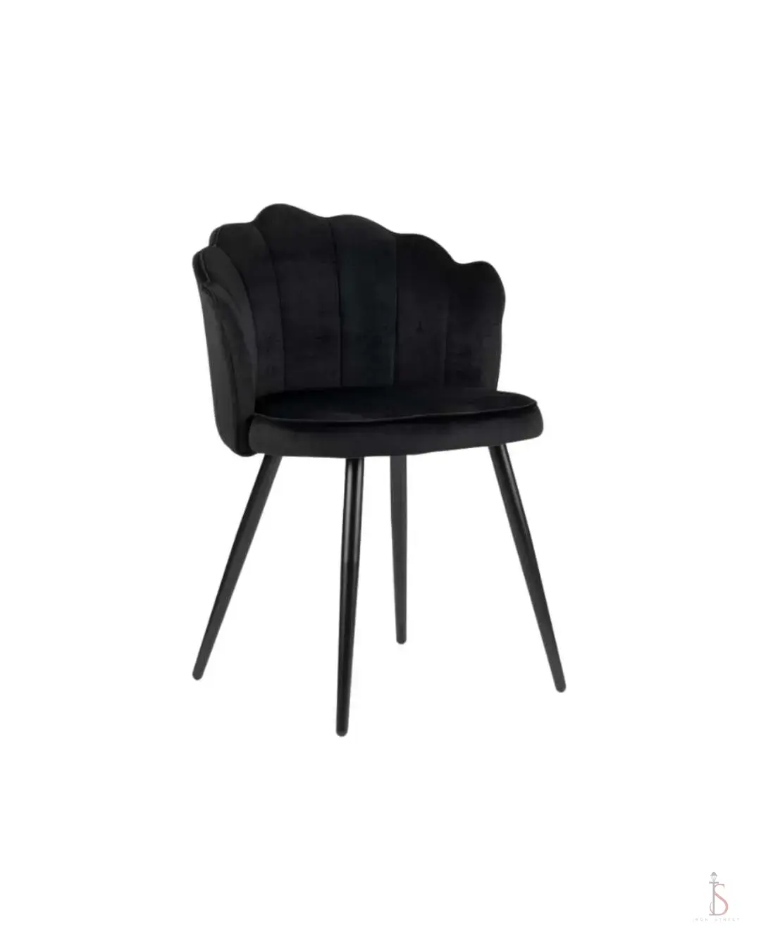 Petals Dining Chair (Black)