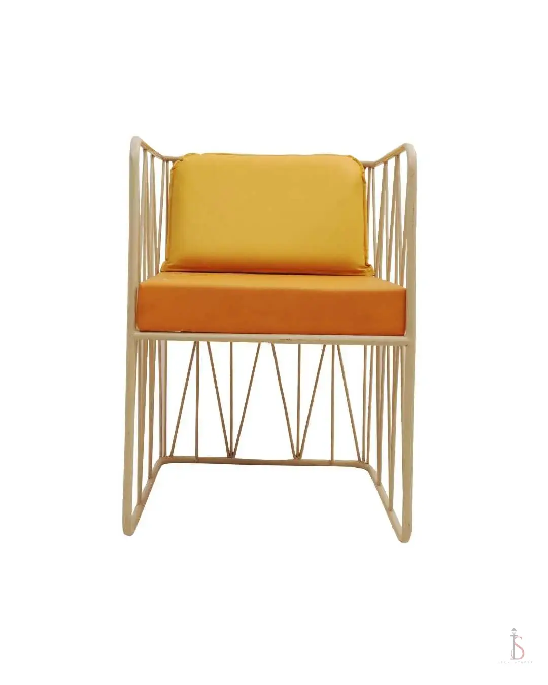 Tangerine Grid Chair