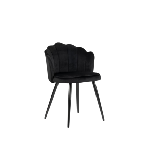 Petals Dining Chair (Black)