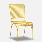 Yellow Edge iron Garden Chair