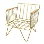 Golden Glow Metal Garden Chair