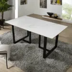 Modern Minimalist Marble Dining Table