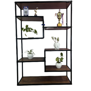 Handmade Black Shelf for Home Decor (Black)