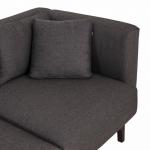 Corner Comfort Sofa with Grey Cushion