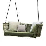 Wicker Hanging 2 Seater Swing