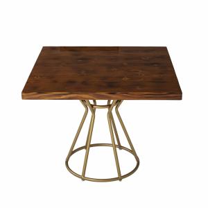 Square Wooden Top Center Table