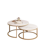 Round Nesting Coffee Table Set of 2