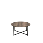 Elegant Round Coffee Table Wooden Top