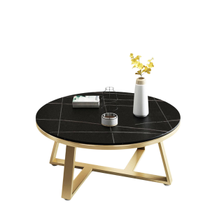 Marble Elegance Round Coffee Table