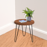 Wooden Top Side Table