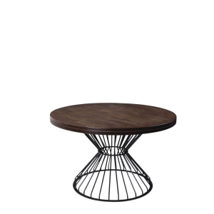 Round Wooden Top Center Table