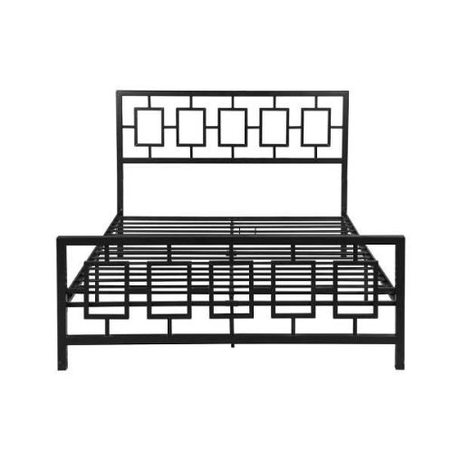 iron black bed for home decor in India