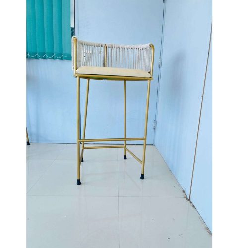 Iron Bar Chair with Canning