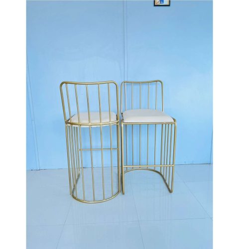Iron Golden Bar Chair