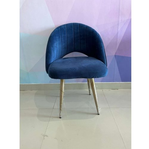 Handmade Iron Chair in Blue
