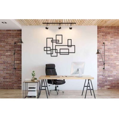 best iron abstract square wall hanging for home decor in India