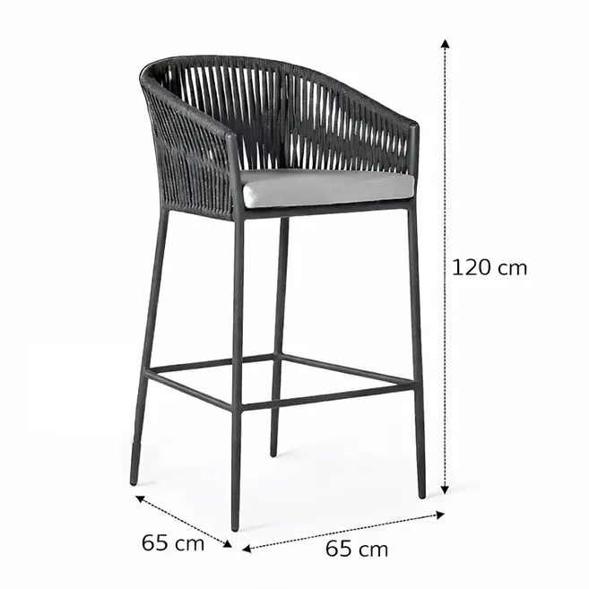 Metal bar chair