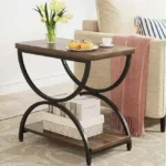 2-Tier Side Tables, metal side table, metal table