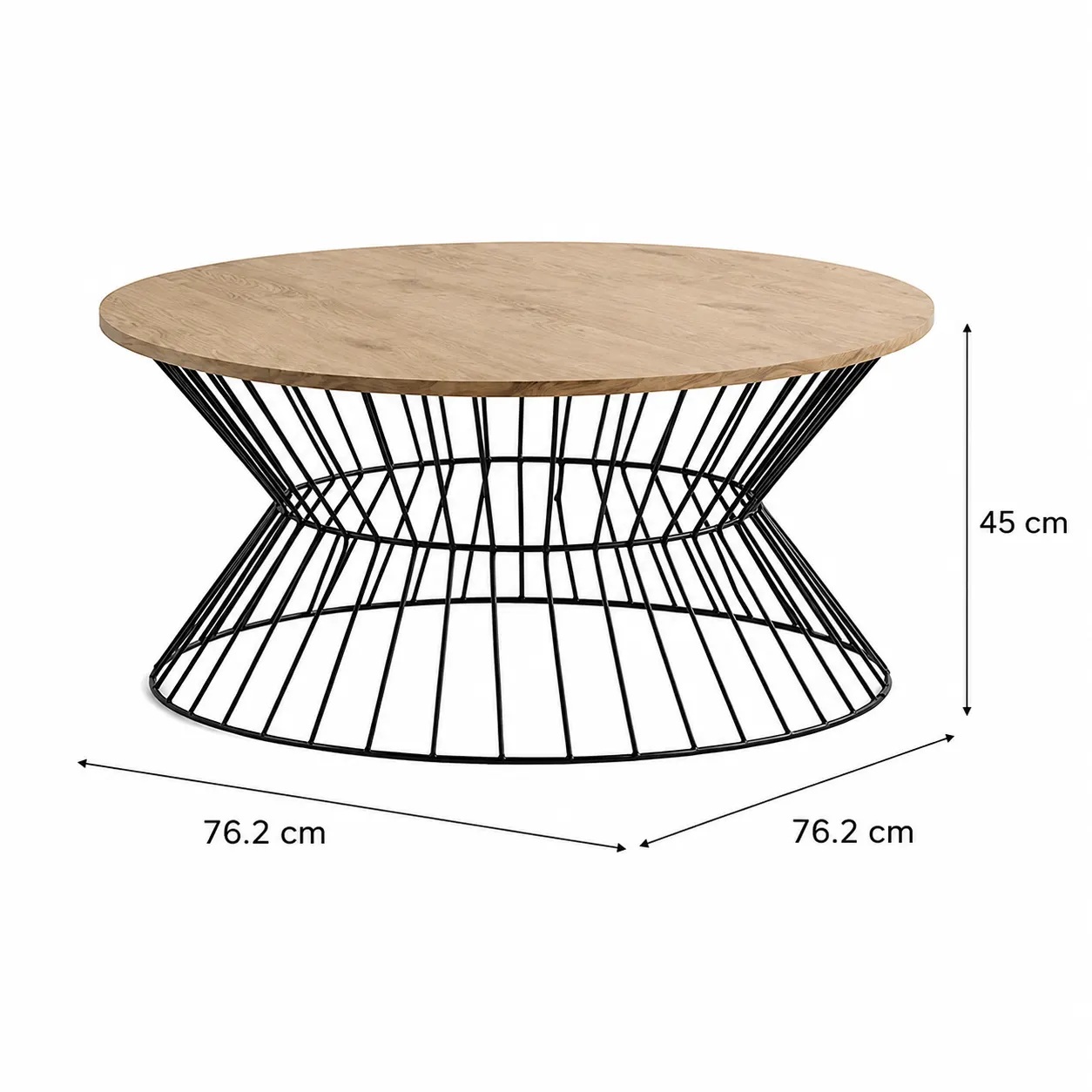 Iron Frame Coffee Table