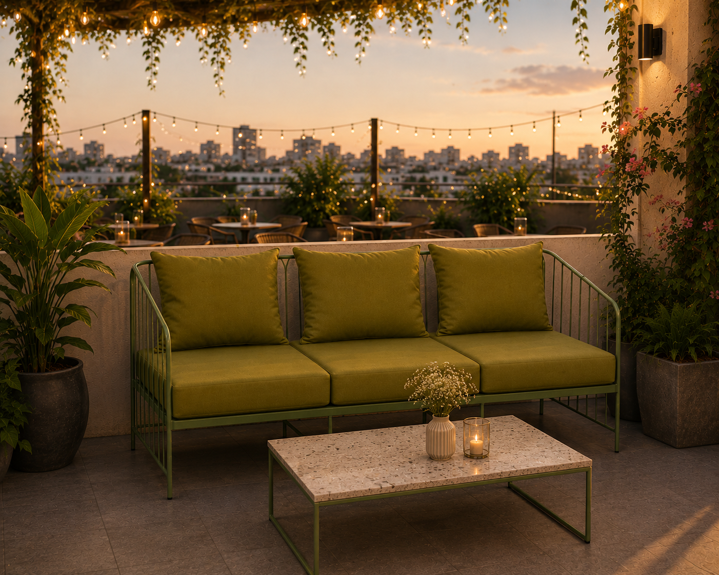 Skyline Lounge Three-Seater Sofa