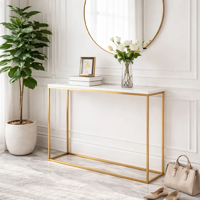 Metal Console Table