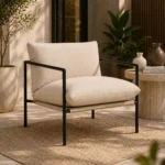 Metal Frame Lounge Chair