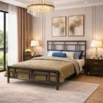 Metal beds, Queen size bed