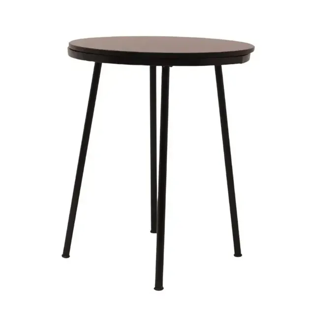 Glass End Table , metal side table