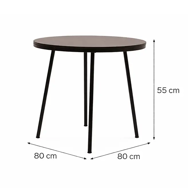 Glass End Table , metal side table