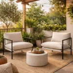 Terra Lounge Chair, metal chair