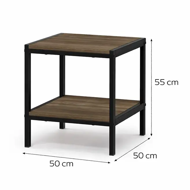 End Table, Side table, metal side table