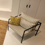 Metal armchair