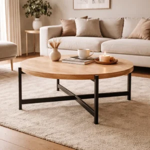 Wood Top Coffee Table