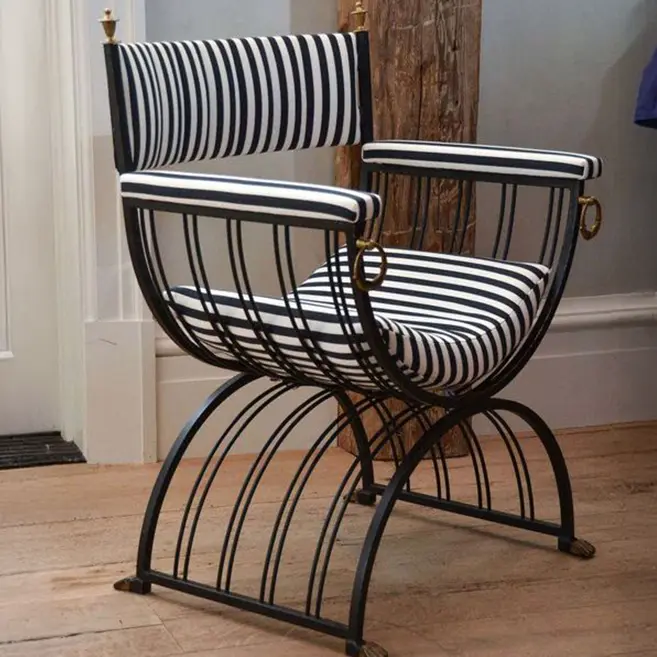 Metal lounge chair, arm chair