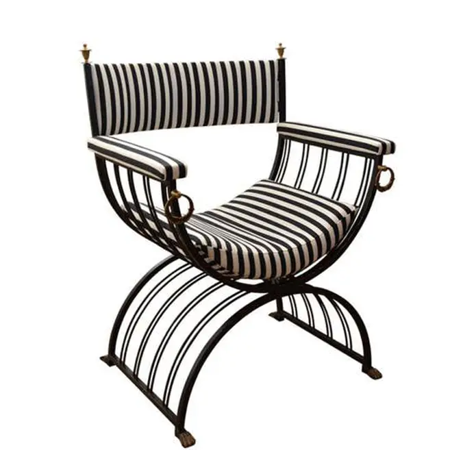 Metal lounge chair, arm chair