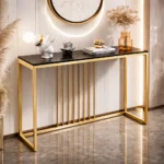 Metal console table