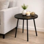 Metal end table