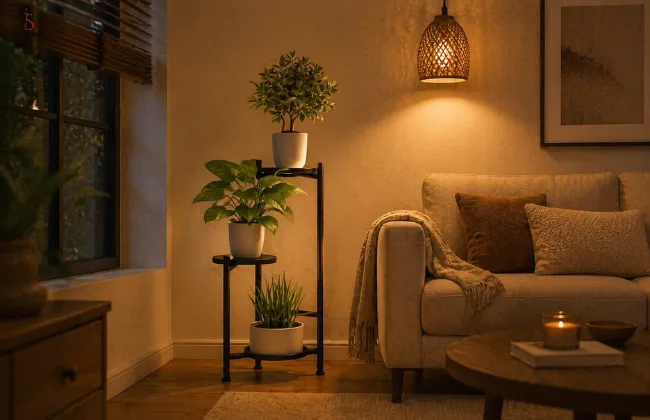 3 tier metal plant stand