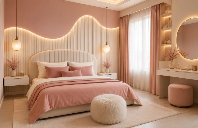 Blush Pink & Ivory colour combination