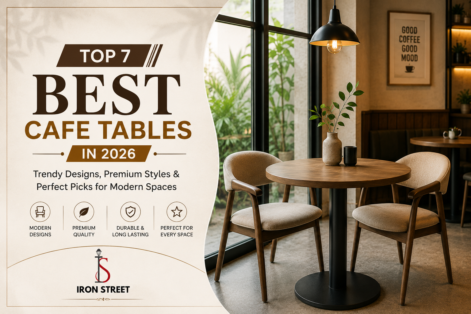 Top 7 Best Cafe Tables in 2026 for Modern Spaces