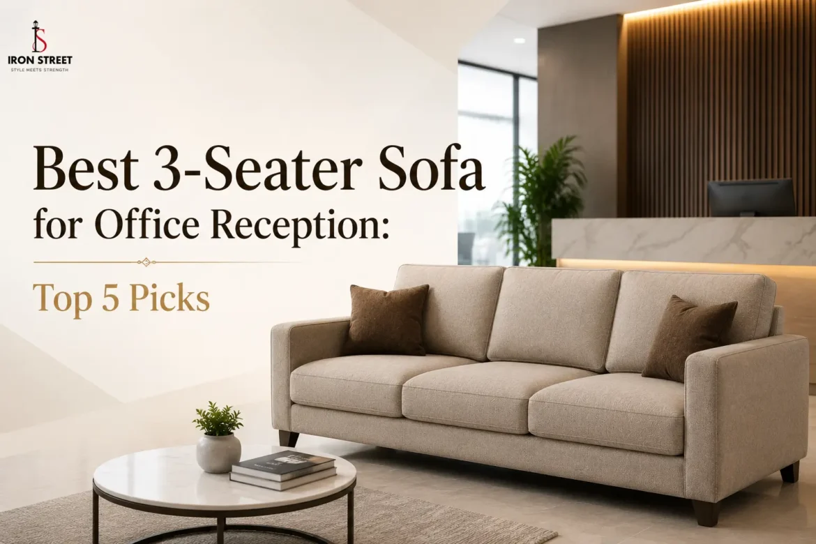 3-Seater Sofa for Office Reception