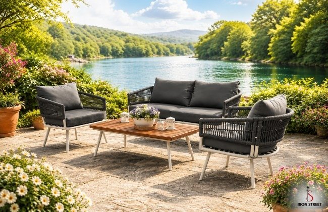 Indoor outdoor sofa design for balcony and living room