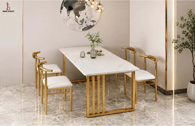 Celestia marble dining table