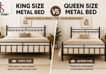 King vs queen size metal bed