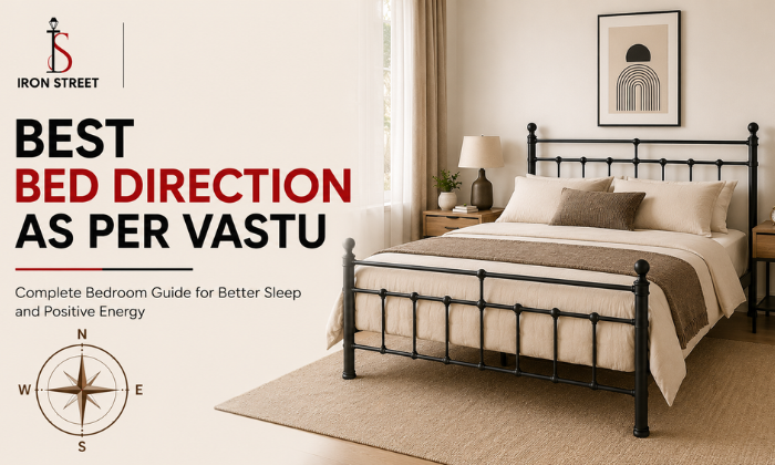 bed direction as per vastu