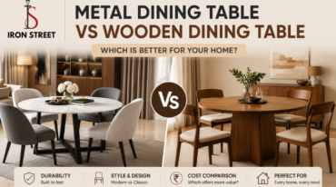 metal dining table vs wooden dining table