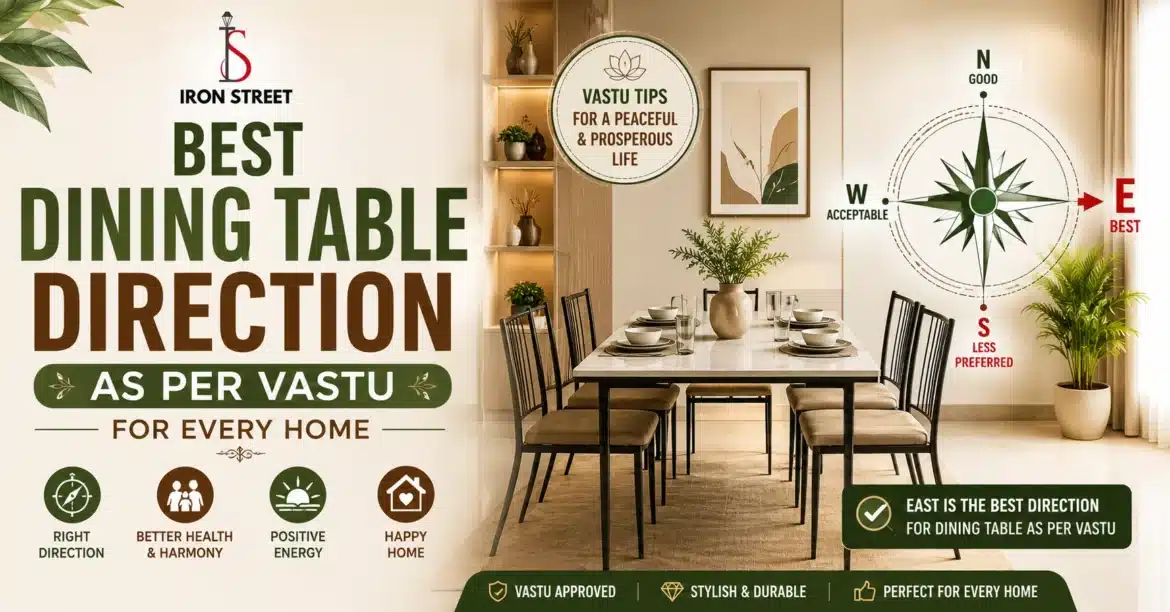 Best Dining Table Direction as Per Vastu