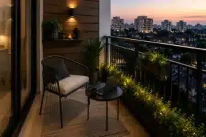 metal furniture for balcony
