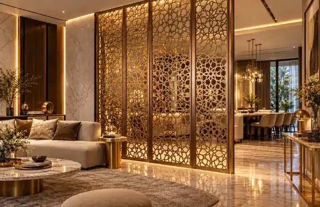 Decorative Metal Jaali Partition